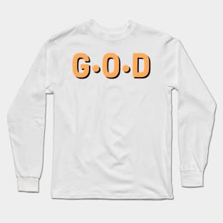 GOD Long Sleeve T-Shirt